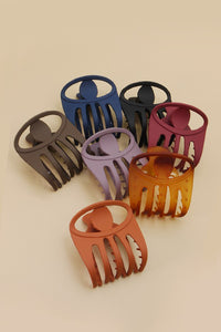 Matte Eye Hair Claw Clip