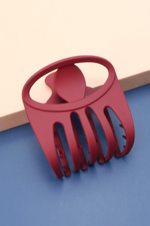 Matte Eye Hair Claw Clip