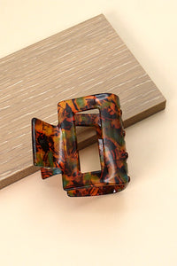Modern Square Hair Claw Clip