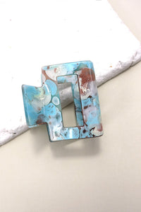 Modern Square Hair Claw Clip