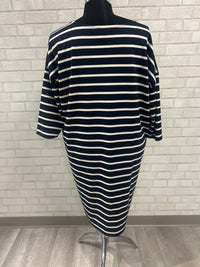 Navy White Stripe Tunic/Dress - BB Dakota