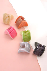Triangle Cellulose Hair Claw Clip