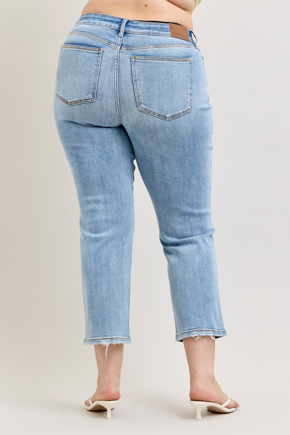 High Rise Ankle Straight