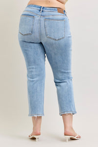 High Rise Ankle Straight