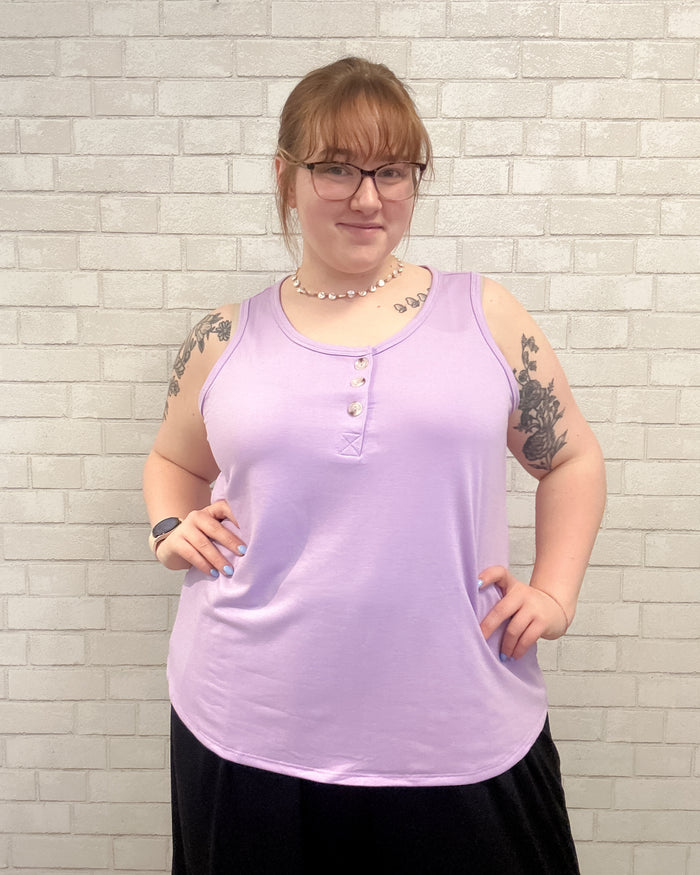 Terry Tank Top | Lilac