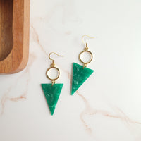 Olivia Earrings | Green