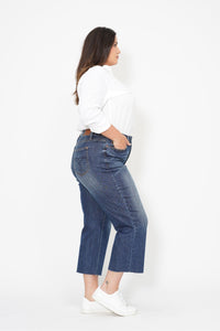 High Waist Wide Leg Crop