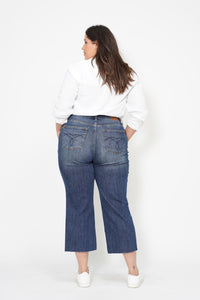 High Waist Wide Leg Crop