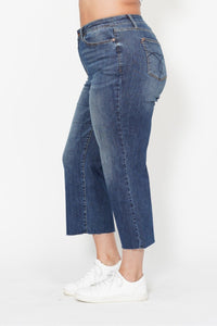High Waist Wide Leg Crop