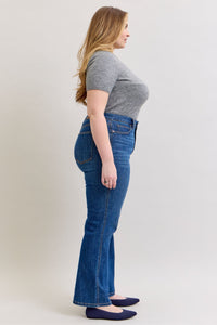 High Waist Tummy Control Straight Leg Jeans