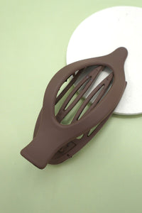 Oval Lay Flat Hair Claw Clip