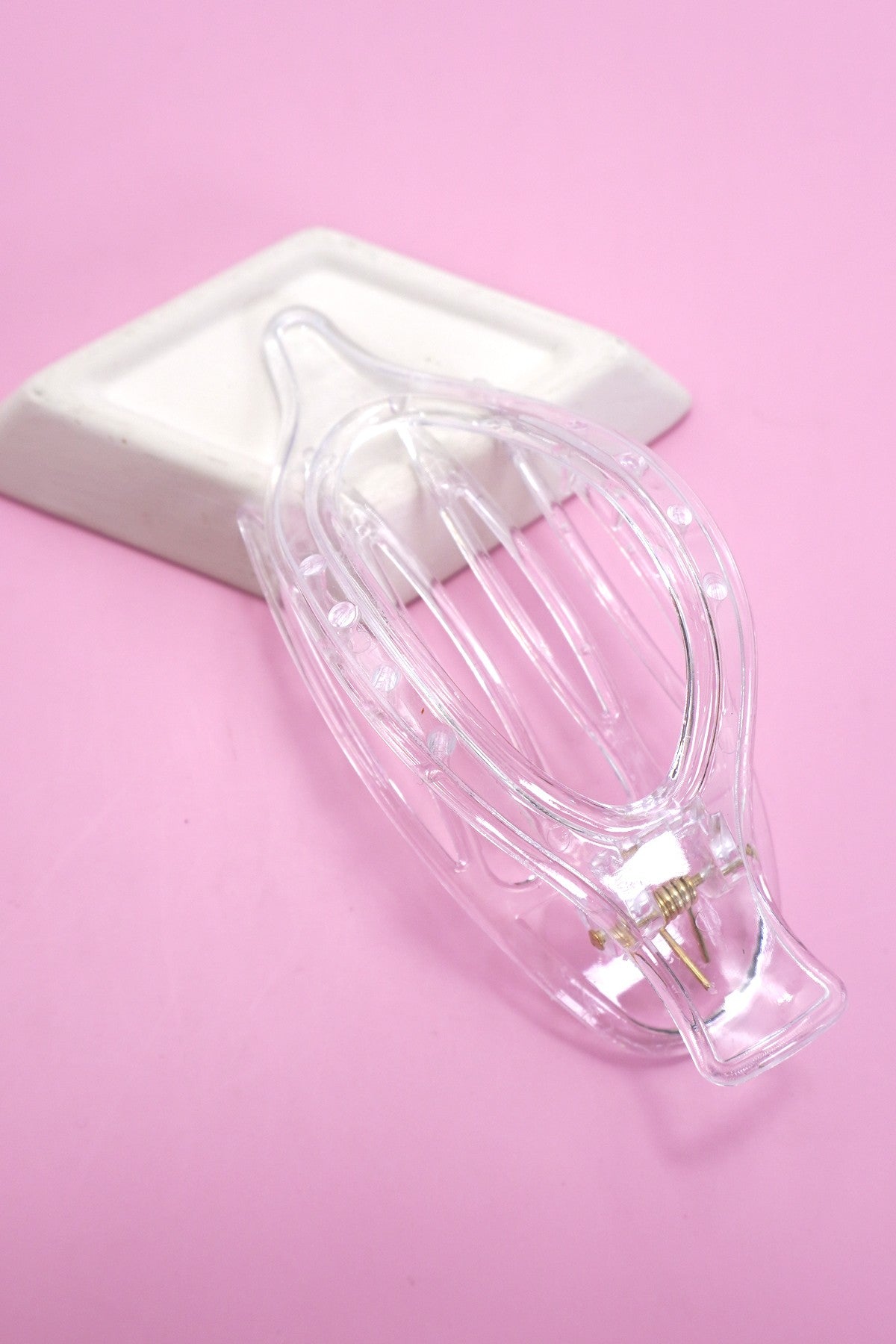 Oval Lay Flat Hair Claw Clip