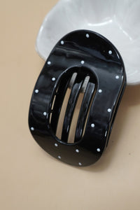 Jumbo Lay Flat Oval Hair Claw Clip