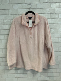 Baby Pink Fluffy Quarter Zip - Lands End