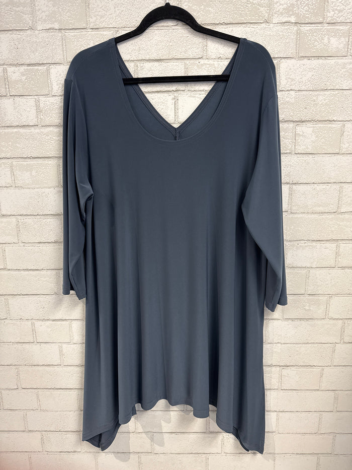 Slate Blue Reversible Tunic - Sympli
