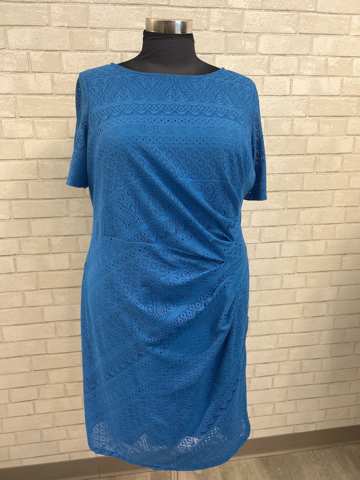 Blue Lace Dress - London Times