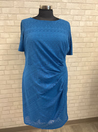 Blue Lace Dress - London Times