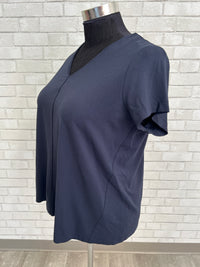 Navy V-Neck Top - J.Jill (NWT)
