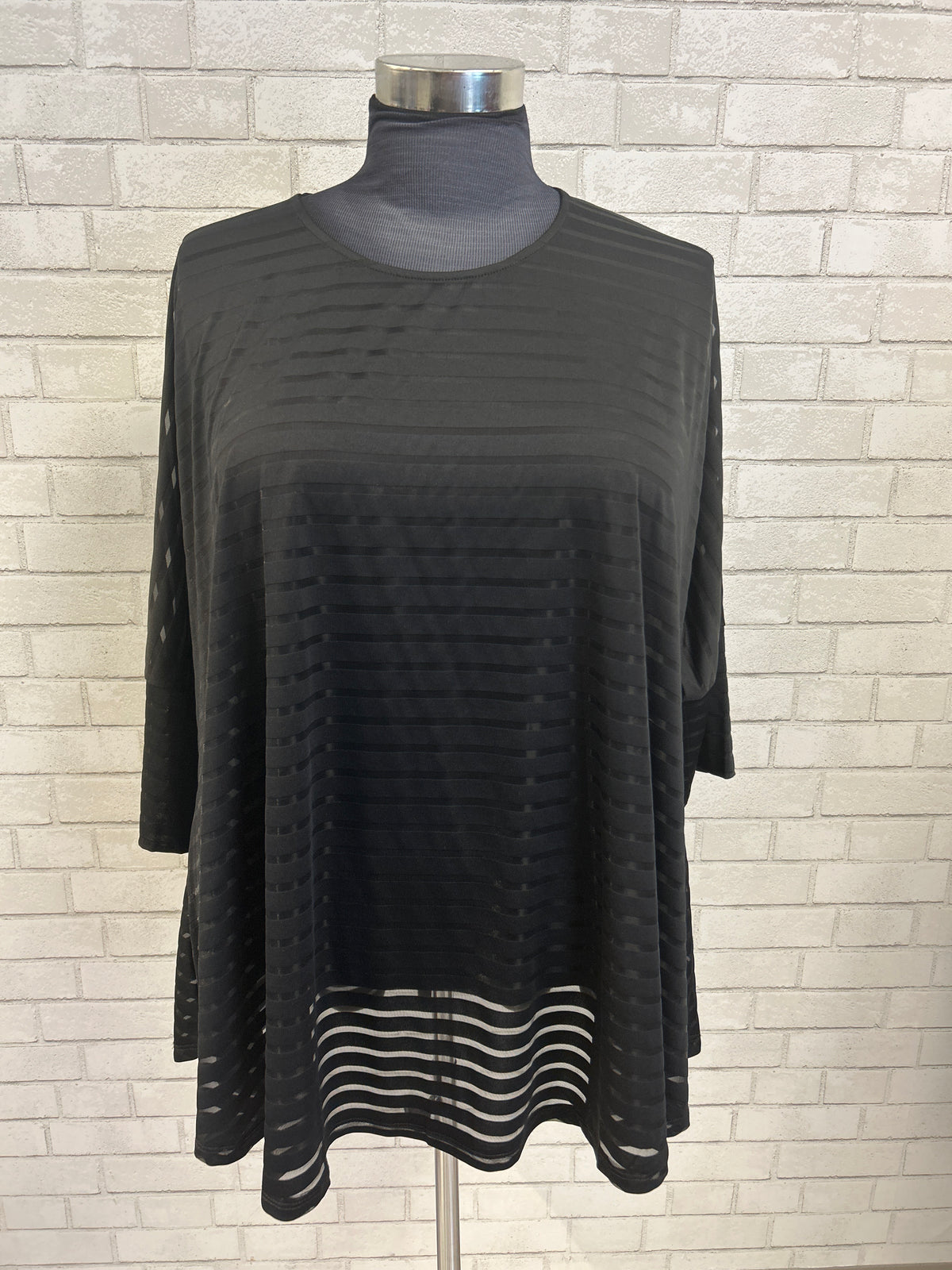 Dolores Black Stripe Tunic - Kozan