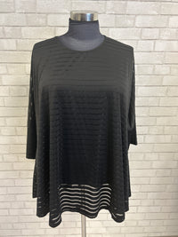 Dolores Black Stripe Tunic - Kozan