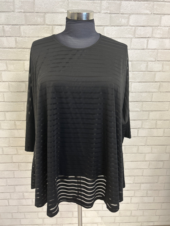 Dolores Black Stripe Tunic - Kozan