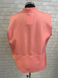 Pink Silk Eileen Fisher Vest
