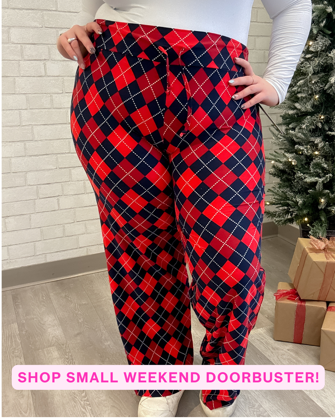 Buttery Soft Pajama Pants | Argyle Plaid