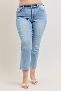 High Rise Ankle Straight