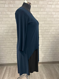Navy & Black Sun Kim Dress