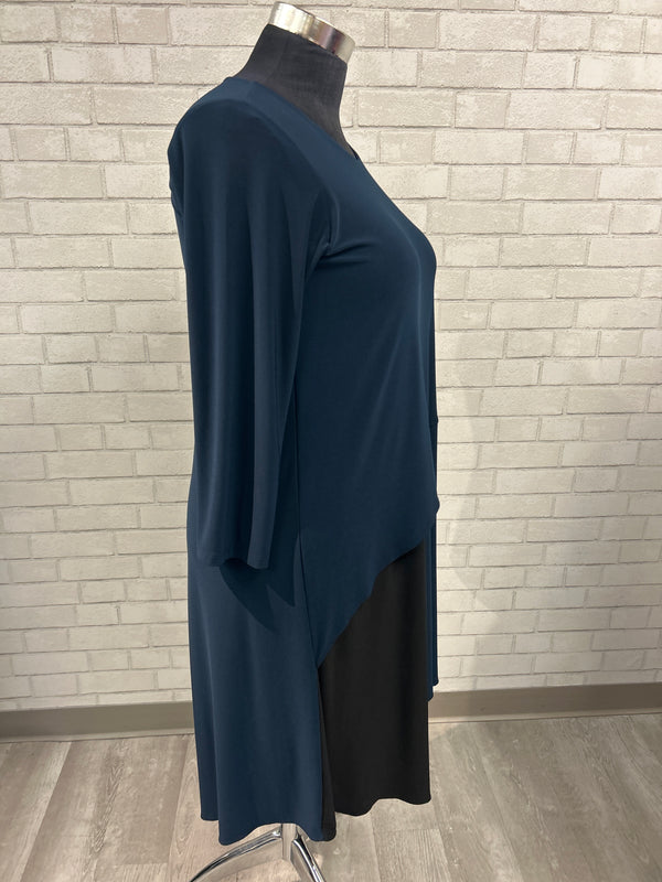 Navy & Black Sun Kim Dress