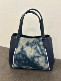 Kate Spade Blue Denim Tie Dye Satchel
