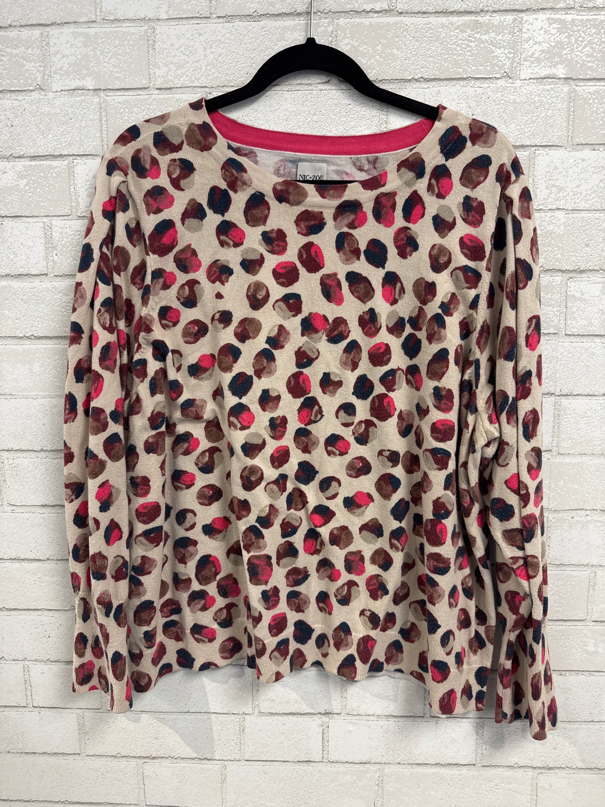 Oat & Dot Print Sweater - Nic + Zoe