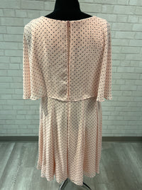 Pink Dot Cape Dress - Danny & Nicole