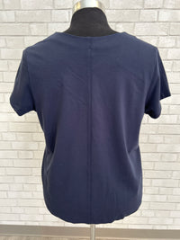 Navy V-Neck Top - J.Jill (NWT)