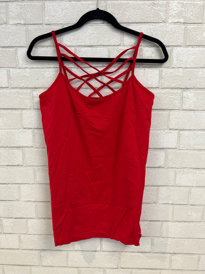 Red Criss-Cross Cami - Zenana