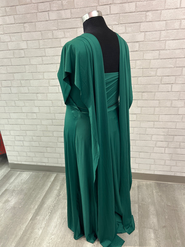 Infinity Wrap Dress - Green