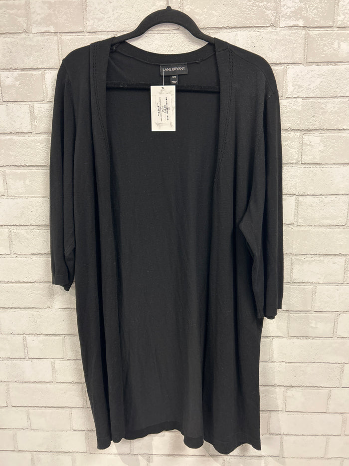 Black 3/4 Slv Cardigan - Lane Bryant