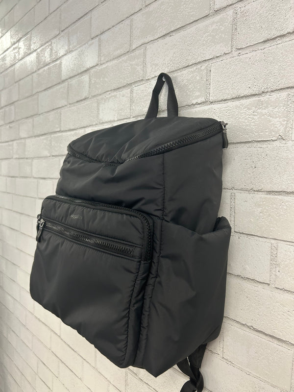 Black Puff Go To Backpack - Baggallini
