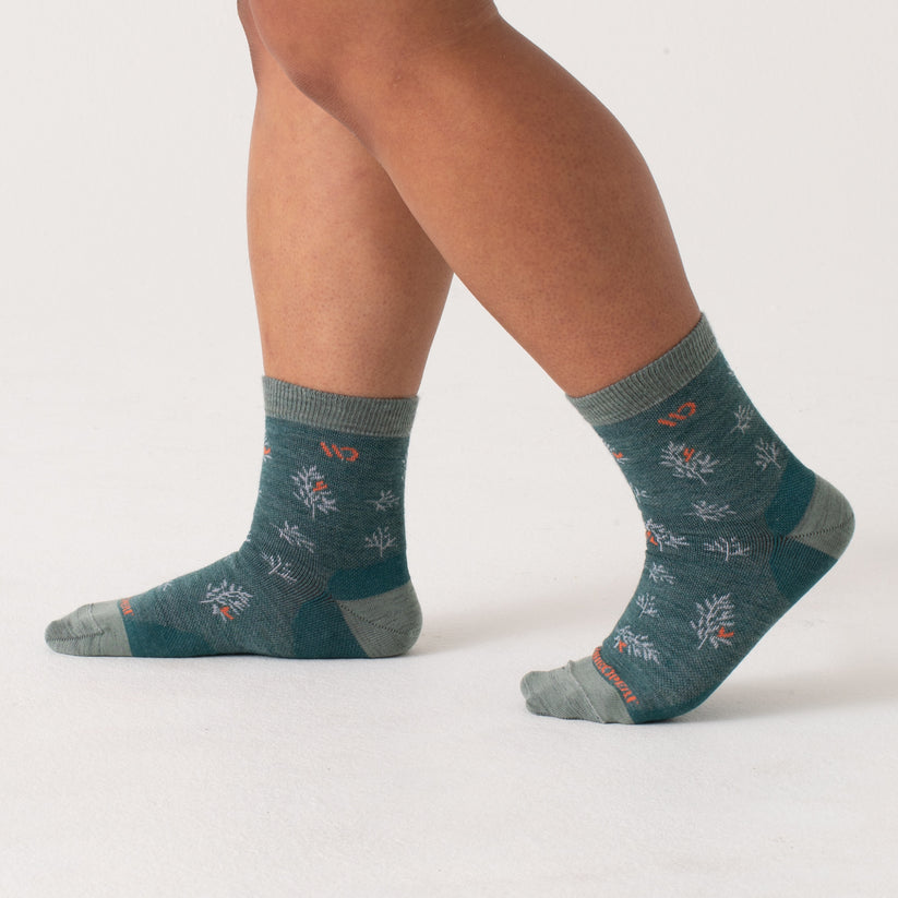 Women's Foliage Lightweight Micro Crew Socks