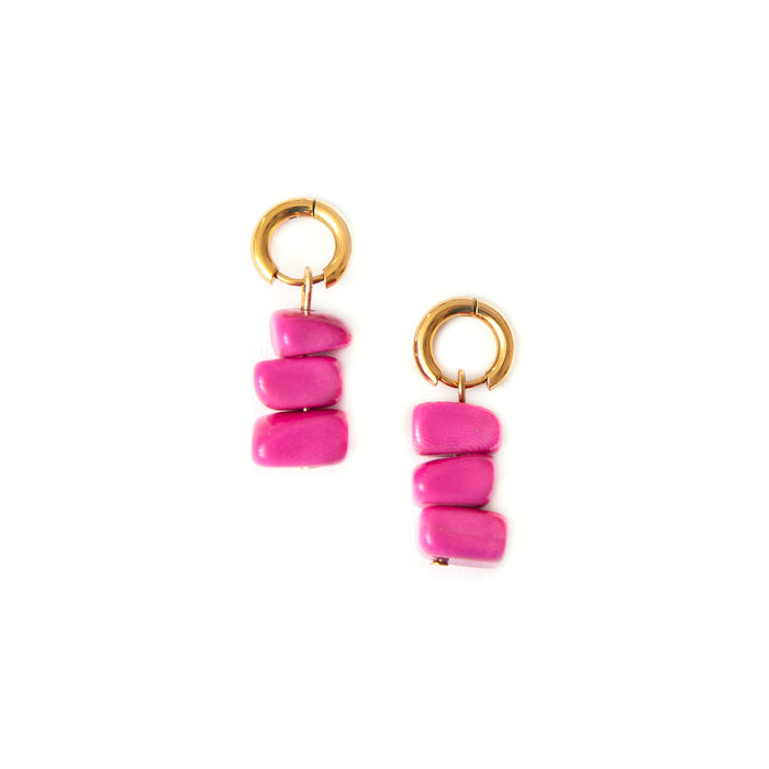 Maui Earrings | Fuchsia
