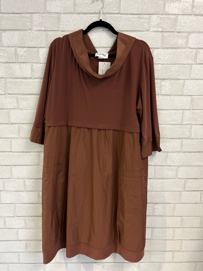 Coco Contrast Fabric Dress - Joseph Ribkoff