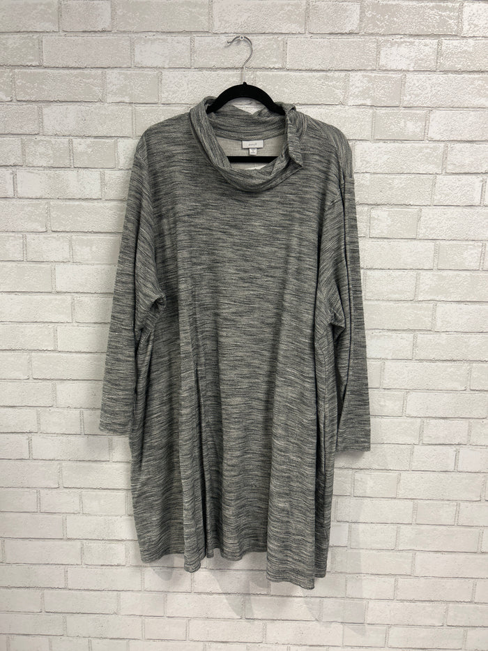 Grey Space Dye Dress - J.Jill
