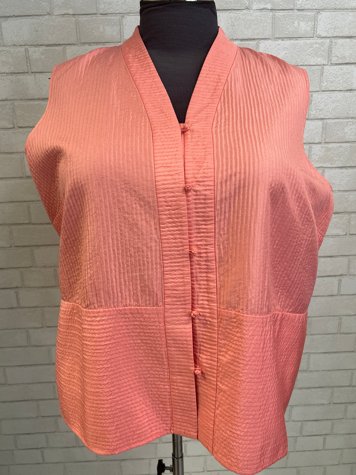 Pink Silk Eileen Fisher Vest