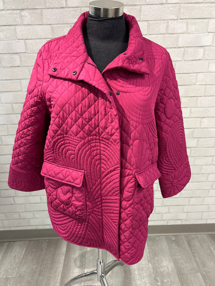 Magenta Quilted Jacket - Noen