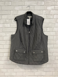 Grey Quilted Puffer Vest - Croft & Barrow
