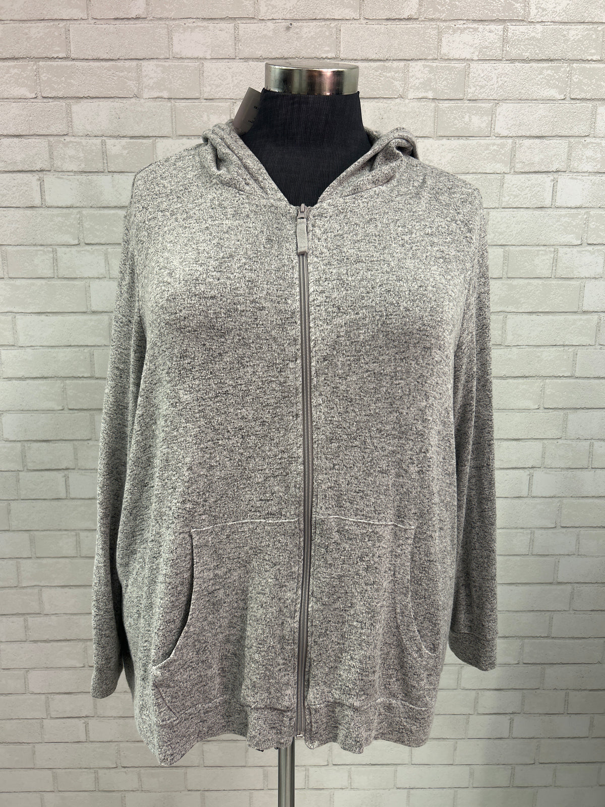 Grey La Cera Zip Up