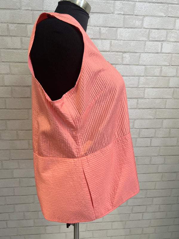 Pink Silk Eileen Fisher Vest