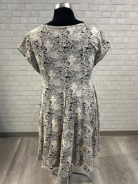 Cream & Black Face Print Effie’s Heart Dress