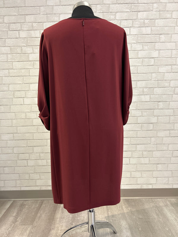 Burgundy Shift Dress - Lafayette 148 (NWT)