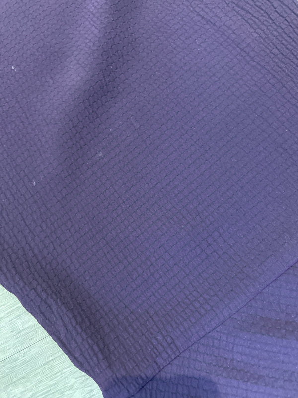 Purple Grid Lantern Pant - Niche